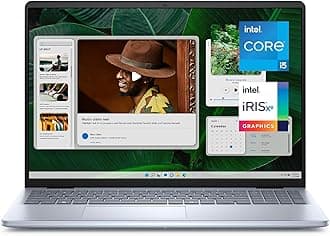 Inspiron 16 (5640) - 16-inch FHD+ (1920 x 1200) 60Hz Display, Intel Core i5-1334U, 16GB RAM, 512GB SSD, Intel Iris Xe Graphics, Windows 11 Home, Fingerprint Reader, Backlit UK Keyboard, Ice Blue