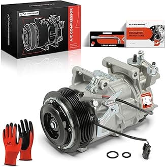 A-Premium AC Compressor with Clutch Compatible with Infiniti QX60 2014-2017 Nissan Altima 2013-2018 Pathfinder Rogue Rogue Select L4 2.5L
