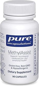 MethylAssist 90's - B Vitamin Complex - Methylation Support* - Heart Health & Brain Health - Non-GMO & Gluten Free - 90 Capsules