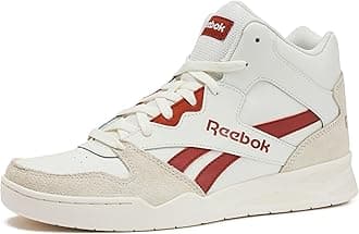 Reebok Royal Bb 4500 Hi2 High Top Sneakers for Men, Chalk/Vintage Chalk/Hoop Red, 3.5 UK