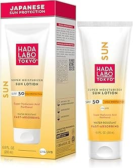 Super Moisturizer Sun Lotion for Body, with Super Hyaluronic Acid, SPF 50, 200 ml (Pack of 1)