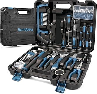 Home Tool Kit 148PCs - Home Improvement Portable General Repair Basic Hand DIY Tool Set - All Purpose Tools for Men Women & Handyman & Homeowner & Beginner & College Student with Storage Case