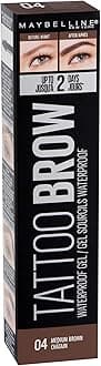 MAYBELLINENew York, Tattoo Brow Waterproof Eyebrow Gel No. 04 Medium Brown, 5 ml