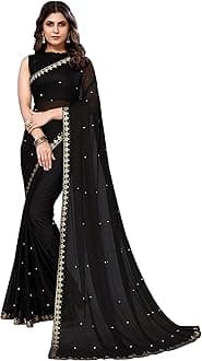 Womens Lycra Blend Saree