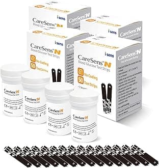 N Blood Glucose Test Strips (200 ct) - Only for CareSens N Family Meter Kits