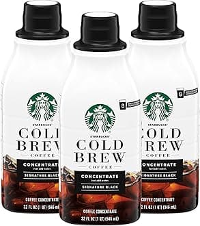 Starbucks Cold Brew Coffee Concentrate (Signature Black), 32.0 Fl Oz, 3