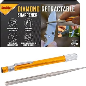 Smith's DRET Diamond Retractable Sharpener, Gold