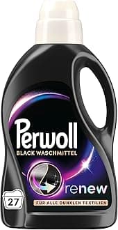 Renew Black Detergent (27 Loads) Mild Detergent Gently Cleanses and Renews Dark Colours and Fibres for All Dark Textiles with Triple Renew Technology