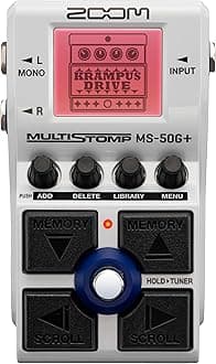 Zoom MS-50G+ MultiStomp Guitar Effects Pedal