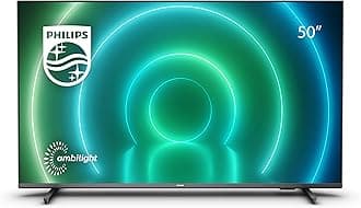 Philips 50PUS7906/12 50-Inch 4K LED TV | Ambilight, UHD & HDR10+ | Dolby Vision & Dolby Atmos | Google Assistant Compatible [Energy Class G]