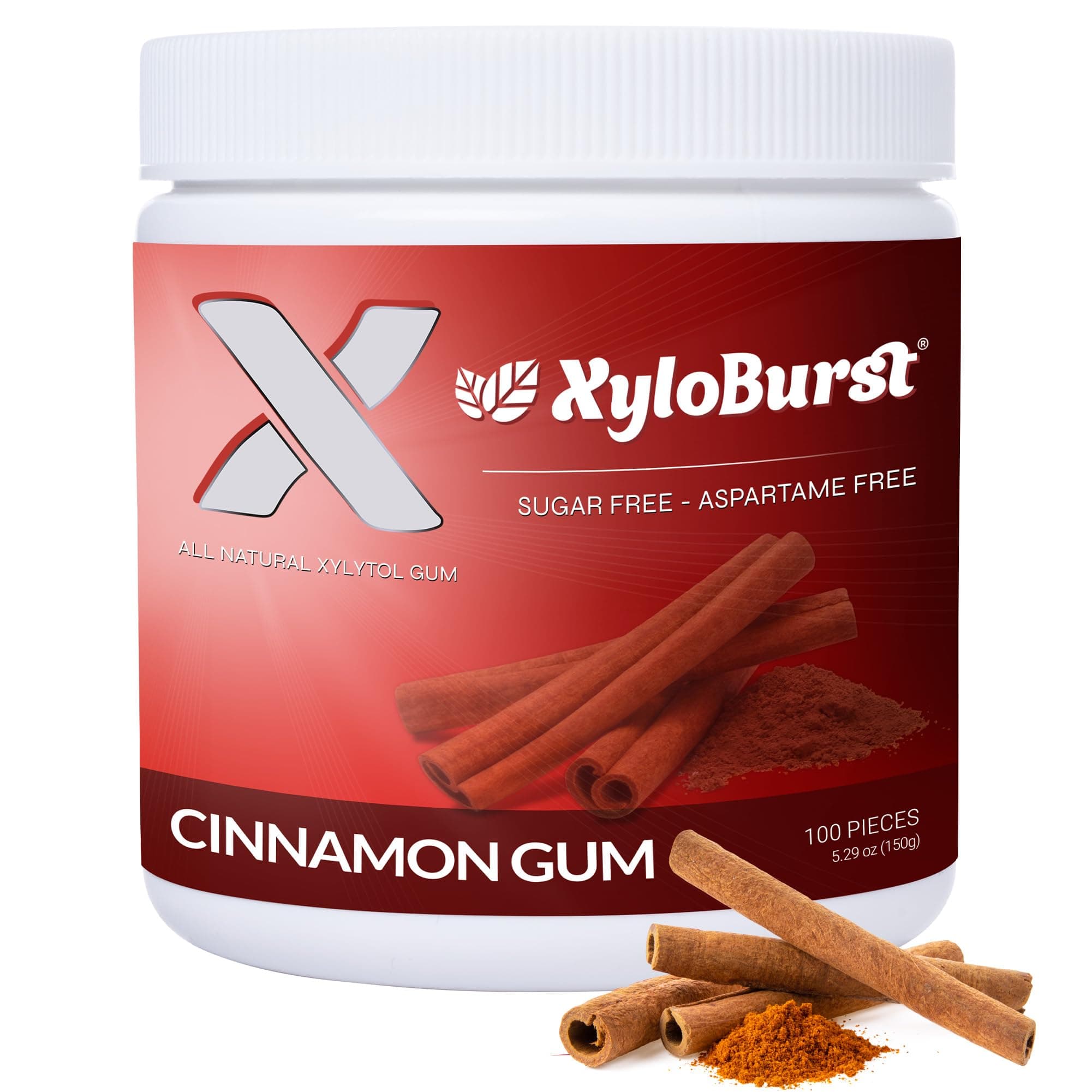 Gum Jar Cinnamon 100 Count (5.29Oz)