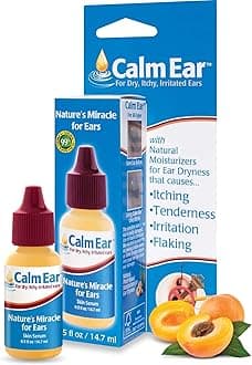 Miracell Calm Ear Drops 14.7 ml – Natural Relief for Itchy, Irritated & Dry Ears - Lubricates Earplugs & Hearing Aids