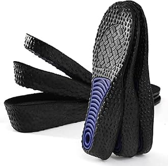 Height Increase Insole Arch Support Elastic Shock Absorbing Sports Shoe Insoles, Heel Lift Inserts Elevator Insoles for Men & Women (1.5cm-Black, Women UK 2-4)
