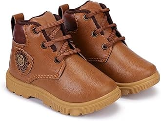 BERSACHE Casual Lace Up Canvas Boots for Boys (1582)