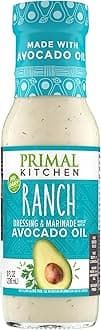 Ranch, Avocado Oil-Based Dressing and Marinade, Whole30 and Paleo Approved (8 oz)