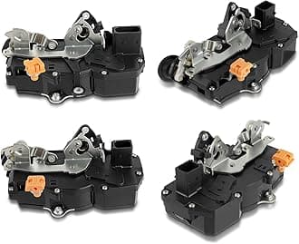 4Pcs Door Lock Actuator Driver Side Passenger Side Front Rear Left Right Side Compatible with Hummer H2 2003 2004 2005 2006 2007 15134807 15182168 15816393 15816390 15816391 15134816 15254040