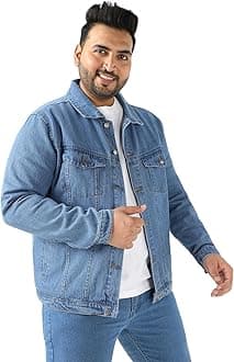 Men plusjaktp Denim Jacket (pack of 1)