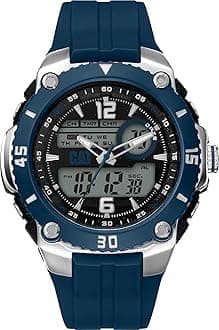 CAT WATCH Ana-digit, blk top ring & PU