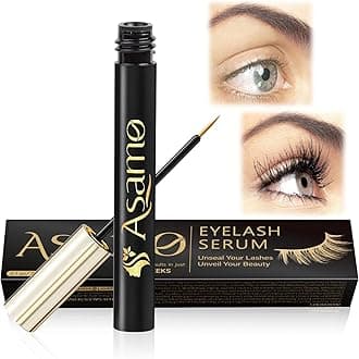 Eyelash Growth Serum – 15 Plant Extracts for Longer Lashes, Natural Beauty Enhancement,eye lash serum growth(Gilded-Black)