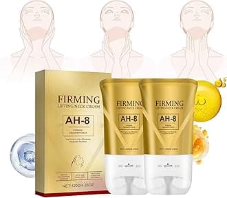 Ah-8 Firming Neck Cream for Crepey Skin Body Care Comfort with Hexapeptide, Tightening Lifting Sagging Skin Roller, Moisturizing and Tightening Body Care