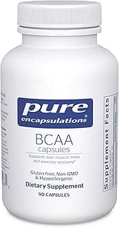 Pure Encapsulations BCAA Capsules | Hypoallergenic Supplement to Support Muscle Function During Exercise* | 90 Capsules