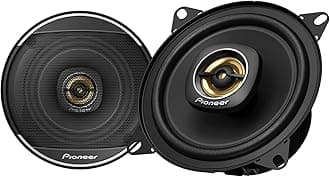 A-Series Plus TS-A1081F 4” 2-Way Speakers (Pair) – 230W Max, Balanced Sound + Smooth Treble, Enhanced Bass, Great Stock Replacement
