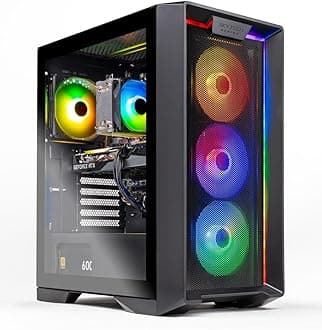 Skytech Gaming Nebula Desktop PC, Intel i3 10105F 3.7 GHz (4.4GHz), NVIDIA GTX 1650 4GB, 500GB NVMe SSD, 16GB DDR4 RAM 3200, 650W Gold PSU, Wi-Fi, Win 11