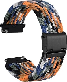 Braided Nylon Watch Straps with Adjustable Buckle, Woven Sport Loop for Men and Women, Band Width 16mm 18mm 19mm 20mm 21mm 22m 24mm