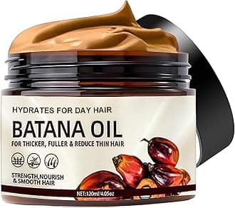 Batana Oil for Hair Growth, Natural Pure Dr Sebi Batana Hair Oil from Honduras, Anti Hair Loss, Prevent Hair Eliminates Split Ends for Men & Women, 4.05 FL oz