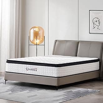 12 Inch Full Hybrid Mattress – Medium Firm, Memory Foam & Responsive Pocket Springs, Enhanced Edge Support, Motion Isolation, Pressure Relief, Eco-Friendly, Compressed for Easy Setup