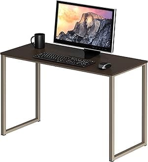 SHW Mission 32-Inch Home Office Computer Desk, Espresso