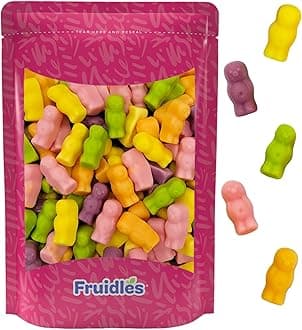 Fruidles Jelly Babies, English Style Chewy Gummy Candy, Non-GMO (2 Pounds)