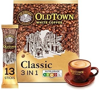 OLD TOWN 3 in 1 Classic White Coffee, 23 Ounce