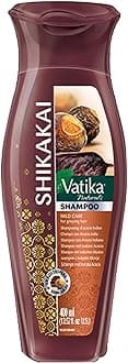 Dabur Vatika Naturals Shikakai Shampoo for Women – Hydrating & Smoothing Formula – Deeply Cleanses, Softens & Revitalizes Dry, Damaged, or Frizzy Hair – Mild Care for Greying Hair - 400ml Bottle