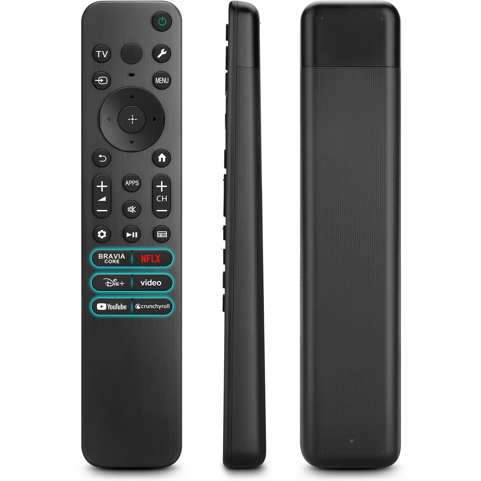 Replacement Remote Control for Sony Smart TVs, Compatible with Sony Bravia XR/K Series 4K HDR QLED OLED Google Smart TVs