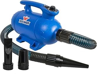 XPOWER B-24 X-Treme Force Dryer with Dual Heat Settings, 3 HP