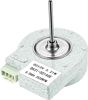 DA31-00146E Refrigerator Evaporator Fan Motor Fit for Sam-Sung May-tag Refrigerators Replaces DA31-00146C DA31-00146G DA31-00146H DREP3020LA/HAL AP4136569 1486536 PS2495833 by Appliancemate