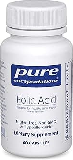 Pure Encapsulations Folic Acid | Hypoallergenic Dietary Supplement | 60 Capsules