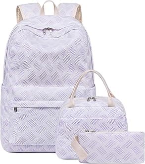 Bluboon Teens Backpack Set Girls School Backpack Lunch Box Pencil Bags Student Bookbags 3 in 1