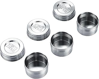 Stainless Steel Reusable Condiment and Snack Containers, Set of 3