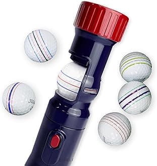 Penta AUTO Liner Golf Ball Marker Kit - 360-Degree Automatic Stencils - Men's Clearance Accessories with Line Tools and Bag - Ultimate Golfing Essentials for Precision Putting (Up to 5 Lines)