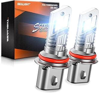 9004 Fog Bulbs with 6500K White Light,40000LM Super Bright, 1:1Mini Design Fog Light Bulbs,3 Mins Plug-N-Play, Pack of 2
