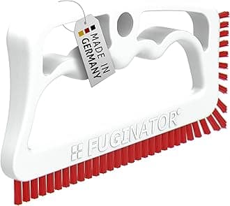 Fuginator Scrub Brush for Tile and Grout: Stiff Nylon Bristle Scrubbing Brush - Bathtub and Shower Scrubber for Floor Joints and Tile Seams - Cleaning Brushes and Supplies for Bathroom and Kitchen