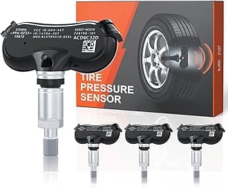 TPMS Sensor for Toyota Sequoia 2008-2017|Sienna 2007-2020|Tundra 2007-2017, Pre-Programmed Tire Pressure Sensors, 315MHz TPS Sensor Replace 426070C070 529333X200 4PCS