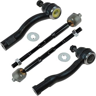 TRQ Front Tie Rod Set Compatible with 2007-2012 Nissan Sentra