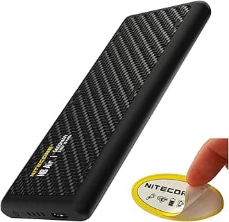 NB Air 5000mAh Ultra Lightweight and Slim Power Bank, USB-C Port for Phones, Smart Watches, Earbuds, Flashlights, and Headlamps