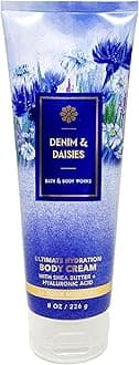 Bath & Body Works Ultimate Hydration Body Cream Gift Set For Women, 8 Fl Oz (Denim & Daisies)