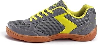 NiviaAster Badminton Flash Shoes Mens Nivia Aster Badminton Flash Shoes, Men's UK 8 (Yellow/Aster Blue)