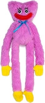 Poppy Playtime Huggy Wuggy Plush Toy - Collector's Toy for All Ages (19" Smiling Kissy Miss)