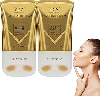 Ycz AH-8 Neck Firming Cream with Roller for Crepey Skin Body Care Comfort, Moisturizing, Anti-Aging Neck Cream with Peptide, Collagen, Smooths Wrinkles & Fine Lines Skin Care Skin Repair(Pack of 2)
